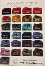 Wool Tincture Dye Color Packs