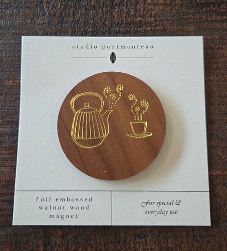 Sweet handcrafted Walnut magnets