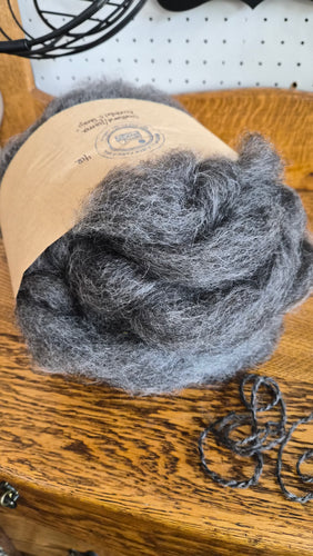 Shetland/llama blend roving
