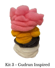 Hapkerchief spin-to-knit along Shetland wool kits