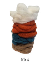 Hapkerchief spin-to-knit along Shetland wool kits