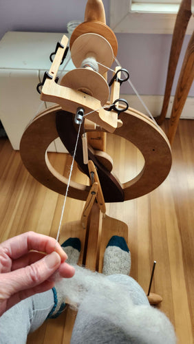 Learn to Spin Yarn on a Spinning Wheel - In-person class!