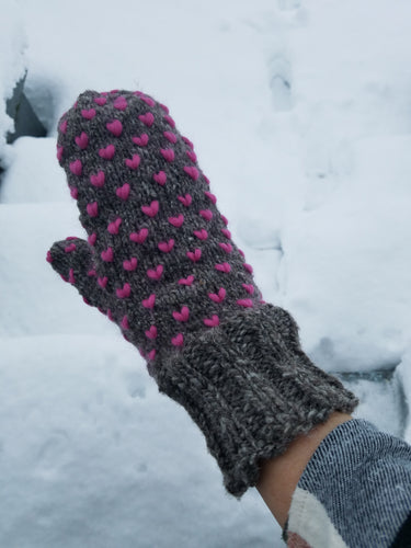 Thrum Mitten Kits with Spin Off Magazine