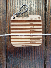 Wood WPI/Yarn Weight Gauge
