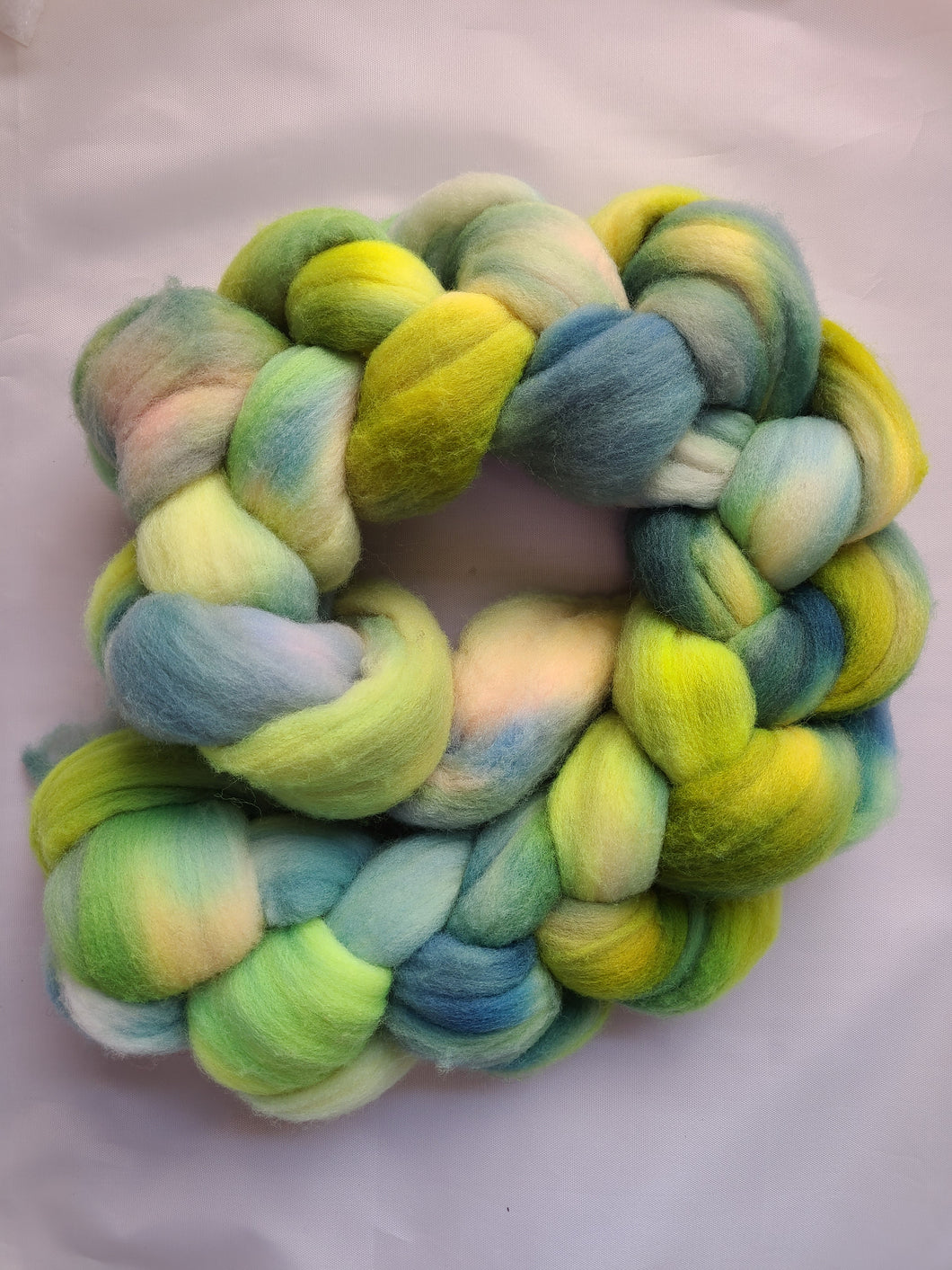 Hand-dyed 21 Micron Wool Top