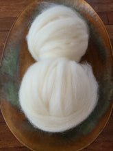HALSEY Blend - Romney/Alpaca/Silk roving 4oz - Assorted natural colors
