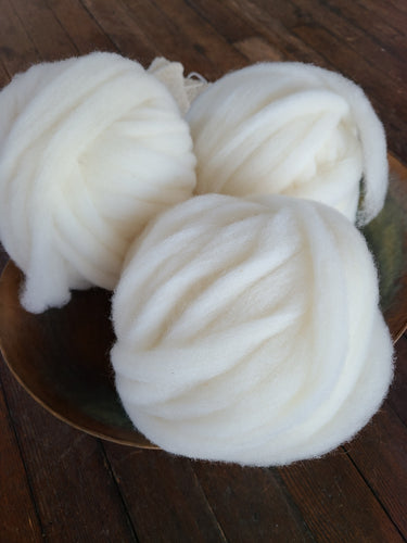 Horned Dorset Roving - 4oz