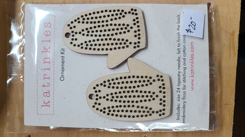 Stitchable Ornament Kits by Katrinkles