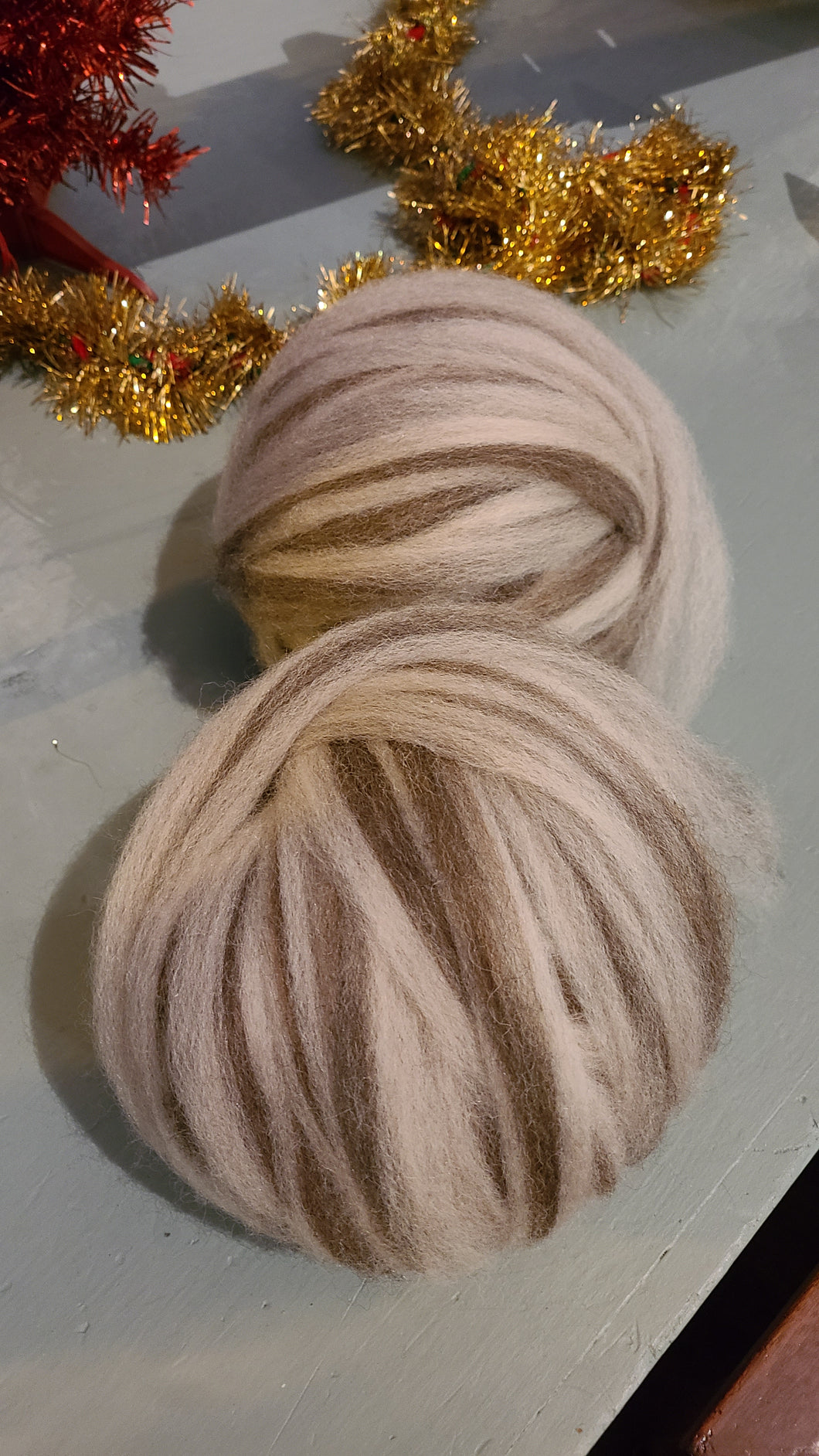 Special Signature Halsey Blend - Romney/Alpaca/Silk roving