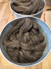 East Friesian lambswool/Angora (rabbit) blend roving - 4oz balls