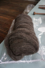 Columbia Wool Roving - dark gray