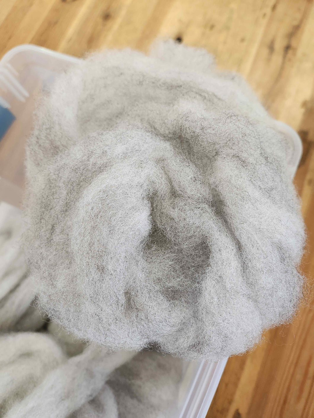 Romney Natural Colored White & Grays - Great for Beginners - 4oz